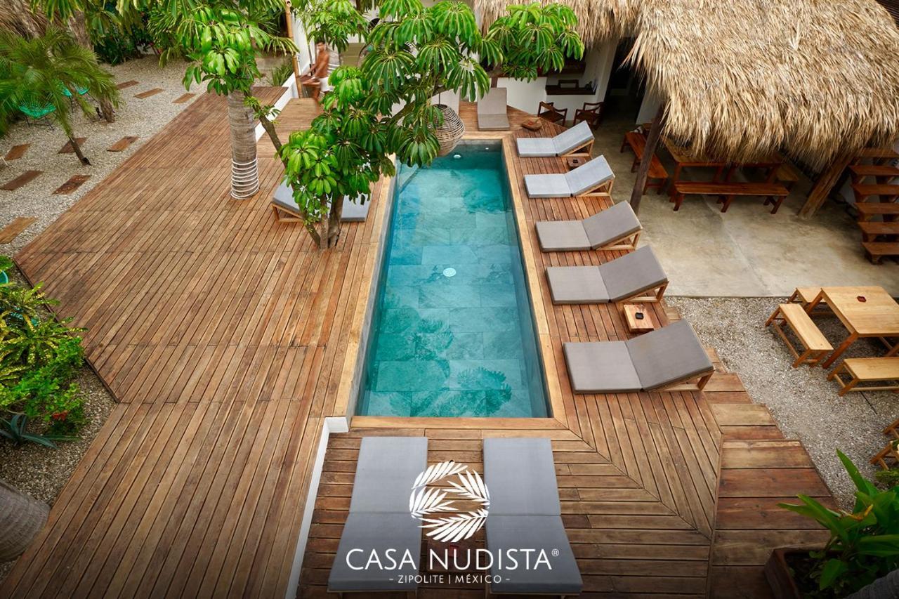 Casa Nudista - Lgbt Hotel Zipolite Exterior foto