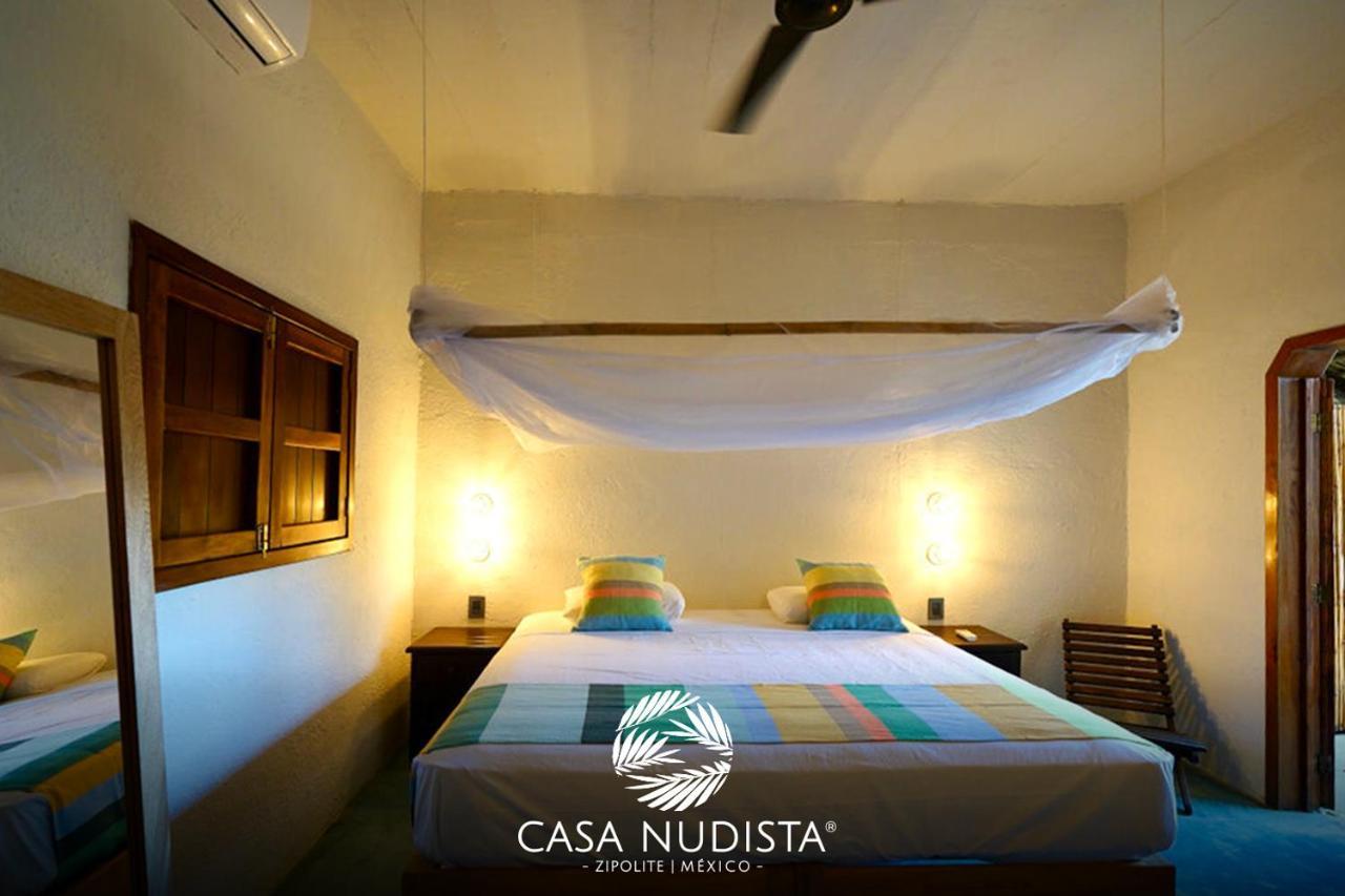 Casa Nudista - Lgbt Hotel Zipolite Exterior foto