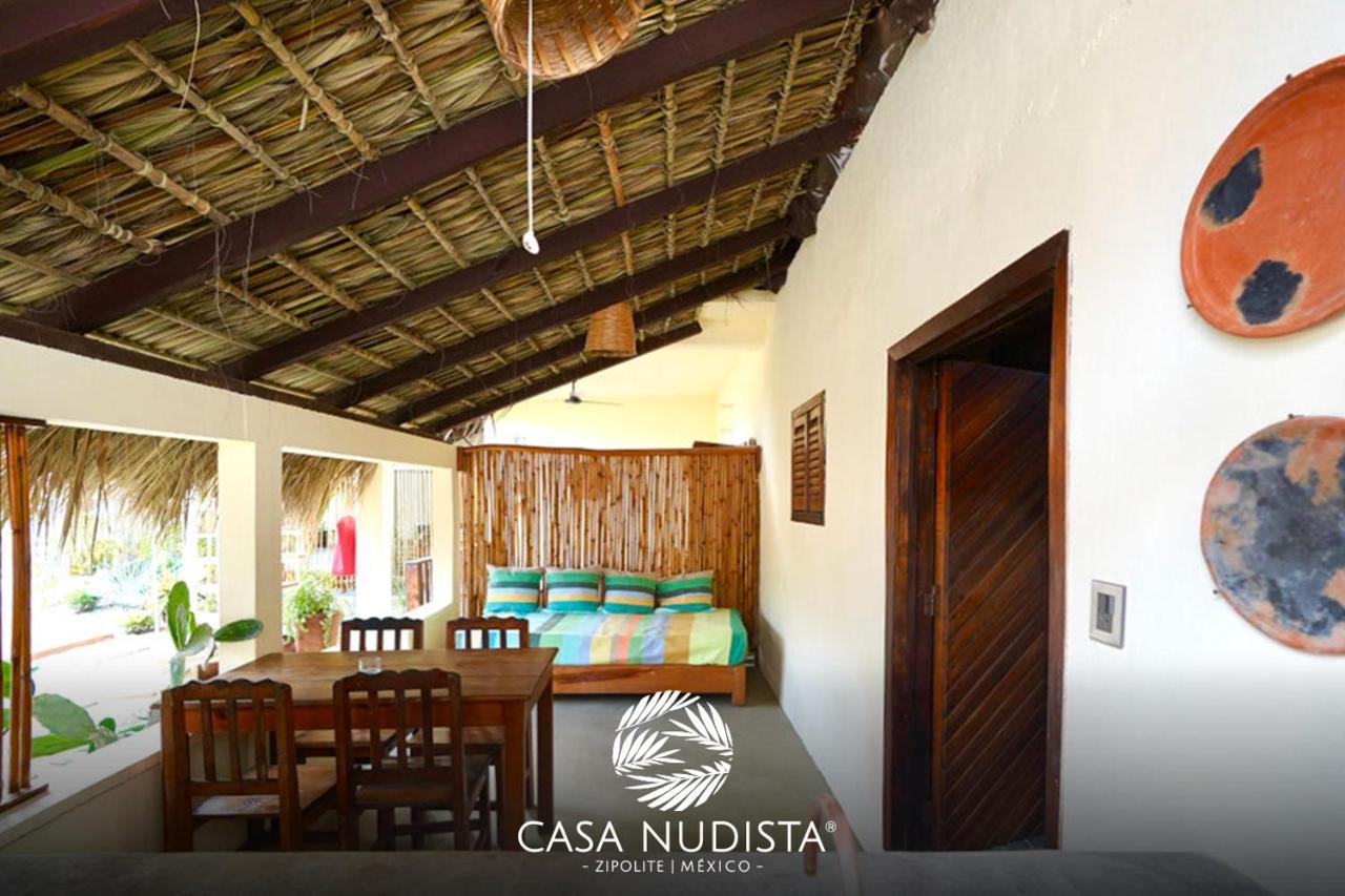 Casa Nudista - Lgbt Hotel Zipolite Exterior foto