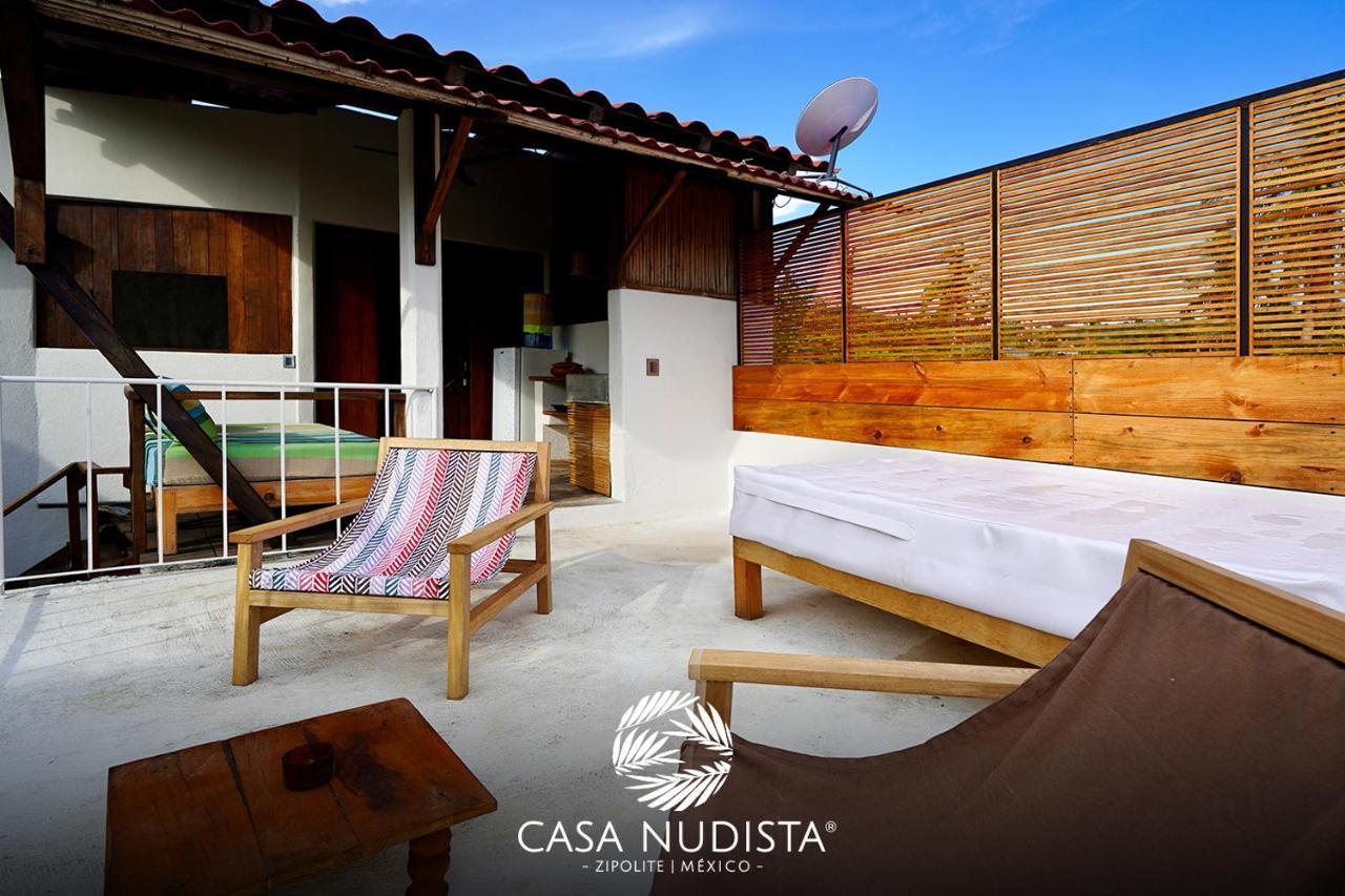 Casa Nudista - Lgbt Hotel Zipolite Exterior foto