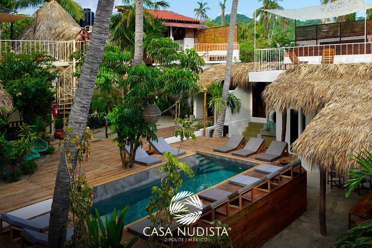 Casa Nudista - Lgbt Hotel Zipolite Exterior foto