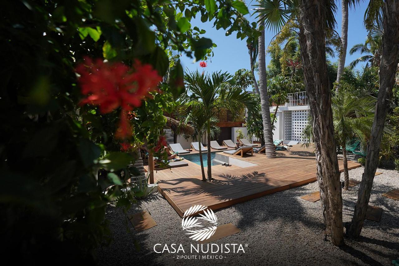 Casa Nudista - Lgbt Hotel Zipolite Exterior foto